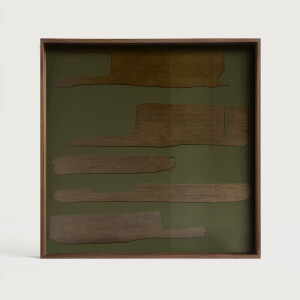 Ethnicraft Vierkant Dienblad 'Second Nature' 51 x 51cm, kleur Moss