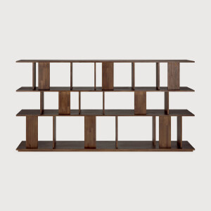 Ethnicraft Wandrek 'Irregular' Gevernist Teakhout, 115 x 224cm