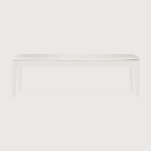 Ethnicraft Zitkussen 'Bok' t.b.v. Tuinbank Bok 162cm, kleur Off White