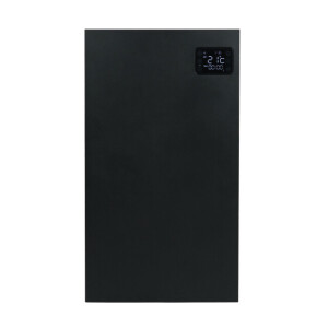 Eurom Alutherm Sani Convectorkachel - 40x70.5cm - 1200watt - wifi - wand - Verticaal - zwart mat 361094