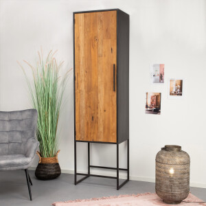 Sohome Opbergkast 'Manilla' Links, Teak, 60 x 220cm