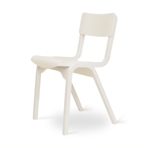 Fern houten eetkamerstoel wit