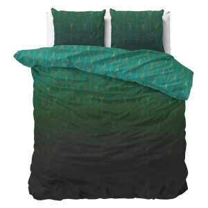 Dekbedovertrek Bowen - Eenpersoons (140x200 cm) - Wit Polyester-katoen - Dessin: Patroon - Sleeptime Elegance - Dekbed-Discounter.nl