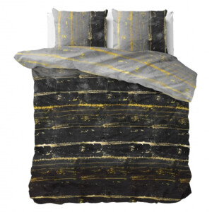 Dekbedovertrek Scratchy - Tweepersoons (200x200 cm) - Wit Polyester-katoen - Dessin: Patroon - Sleeptime Elegance - Dekbed-Discounter.nl