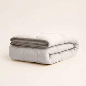 Dekbed Easy Dekbed & Dekbedovertrek in 1 Percale Katoen Off White - Easy - zonder overtrek - 140x200 cm (Eenpersoons) - Zydante - 300 Gram per m² -
