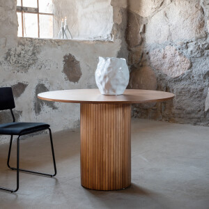 Nohr Ronde Eettafel 'Fionna' MDF 110cm, kleur Walnoot