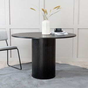 Nohr Ronde Eettafel 'Fionna' MDF 110cm, kleur Zwart