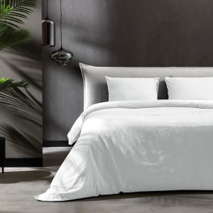 Flanel Dekbedovertrek + Hoeslaken - Wit - Dekbed-Discounter.nl