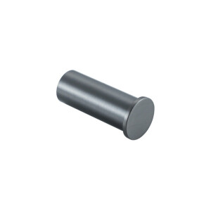 Fortifura Calvi Handdoekhaak - rond - enkel - Geborsteld Gunmetal PVD Single_Towelhook_GM