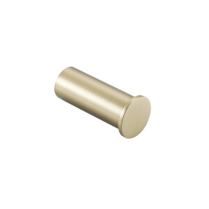 Fortifura Calvi Handdoekhaak - rond - enkel - Geborsteld Messing PVD (Goud) Single_Towelhook_BM