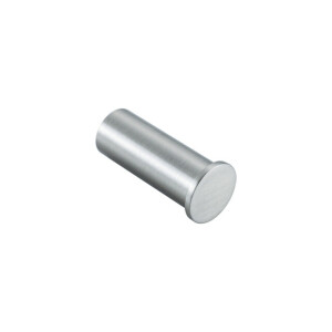 Fortifura Calvi Handdoekhaak - rond - enkel - Geborsteld RVS PVD (RVS) Single_Towelhook_RVS