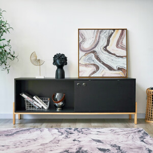 Artistiq TV-meubel 'Franca' 140cm, kleur Zwart