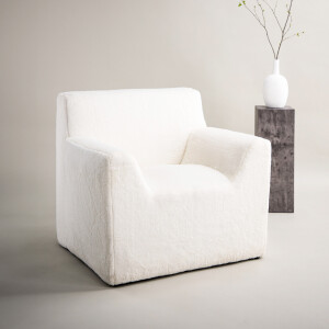 Nohr Fauteuil 'Fraser' Fluffy, kleur Wit