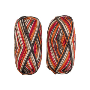 crelando Wollen breigaren (Oranje/rood)