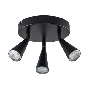 LIVARNO home LED-plafondlamp (Rond/zwart)