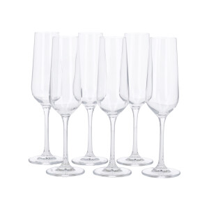 SILVERCREST Glazenset 6-delig (Champagneglazen)