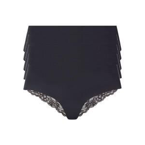 esmara 5 seamless dames hipsters (L (44/46), Zwart)