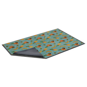LIVARNO home Schoonloopmat, van gerecycled materiaal Vuilabsorberende mat, van gerecycled materiaal Deurmat, van gerecycled materiaal (Fruit)