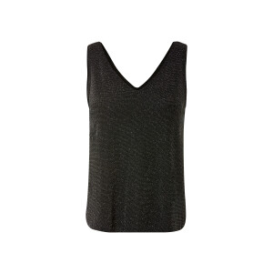 esmara Dames glittertop (Zwart, S (36/38))