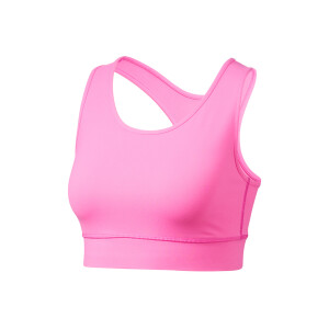 CRIVIT Dames verkoelende sport-BH medium level (roze, S (36/38))