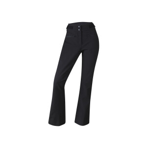 CRIVIT Dames softshell skibroek Glamour (40, Zwart)