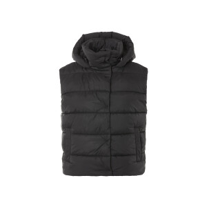 esmara Dames gewatteerde bodywarmer (XL (48/50), Zwart)