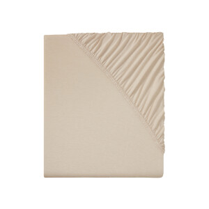LIVARNO home Jersey hoeslaken 90-100 x 200 cm (Beige)