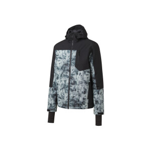 CRIVIT Heren ski jas (S, Zwart/print)