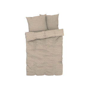 LIVARNO home Dekbedovertrek 200 x 200 cm (ornament beige)