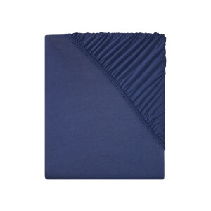 LIVARNO home Jersey hoeslaken 180-200 x 200 cm (Donkerblauw)