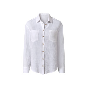 esmara Mousseline dames blouse (Wit, 38)