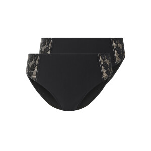 esmara 2 dames slips (Zwart, S (36/38))