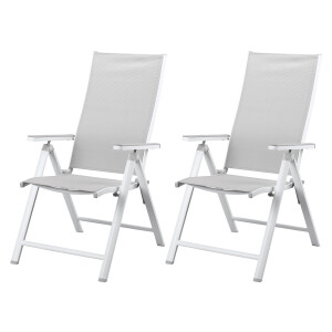 LIVARNO home 2 aluminium tuinstoelen Houston