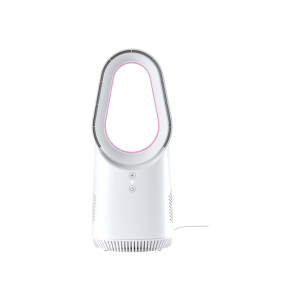 SILVERCREST Bladloze tafelventilator met LED (Wit)