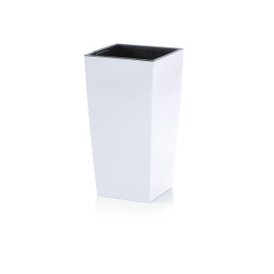 Prosperplast Bloempot (Wit, 27 x 27 x 50 cm)
