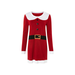 esmara Dames kerstjurk (L (44/46), Rood)