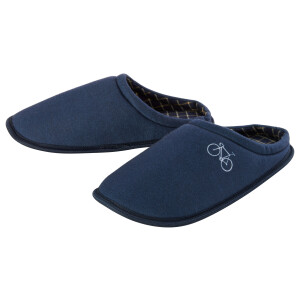 LIVERGY Heren pantoffels (Marineblauw, 42/43)
