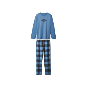 esmara Men Heren pyjama (Blauw, XL)
