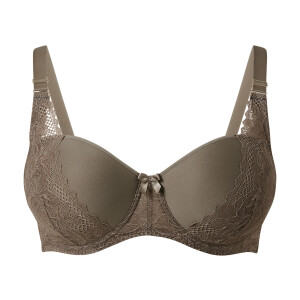 esmara Dames spacer-bh - plus size (Kaki, 95D)
