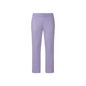 esmara Dames geribde broek (M (40/42), Violet)