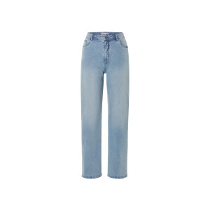 esmara Dames jeans - Straight fit (38 (lange lengte), Blauw)