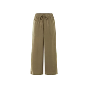 esmara Satijnen dames broek (Kaki, M (40/42))