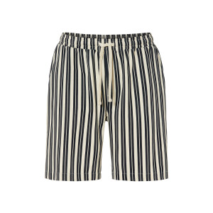LIVERGY Korte heren broek (Blauw/print, S)