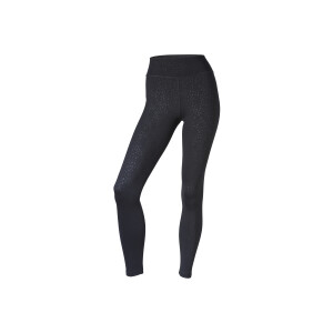 CRIVIT Dames sportlegging (Print/zwart, XS (32/34))