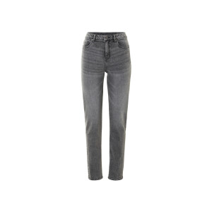 esmara Dames jeans - Straight Fit (grijs denim, 34 (normale lengte))