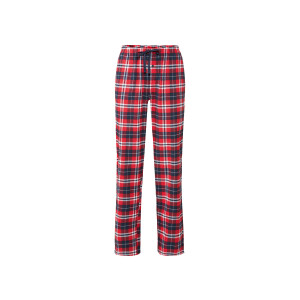 esmara Flanellen dames pyjamabroek (L (44/46), Blauw/rood geruit)
