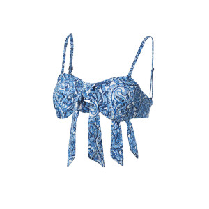 CRIVIT Dames bikinitop (Wit/blauw, 36)