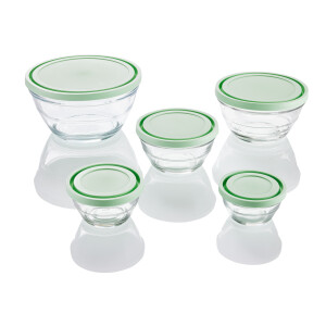 LIVARNO home Glazen schalenset (Mint)