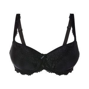 esmara Dames spacer BH met kant (85D, Zwart)