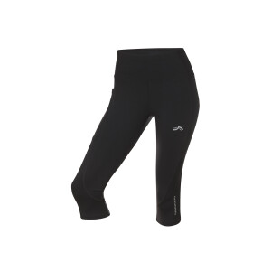 CRIVIT Dames driekwart sportlegging (Zwart, XS (32/34))